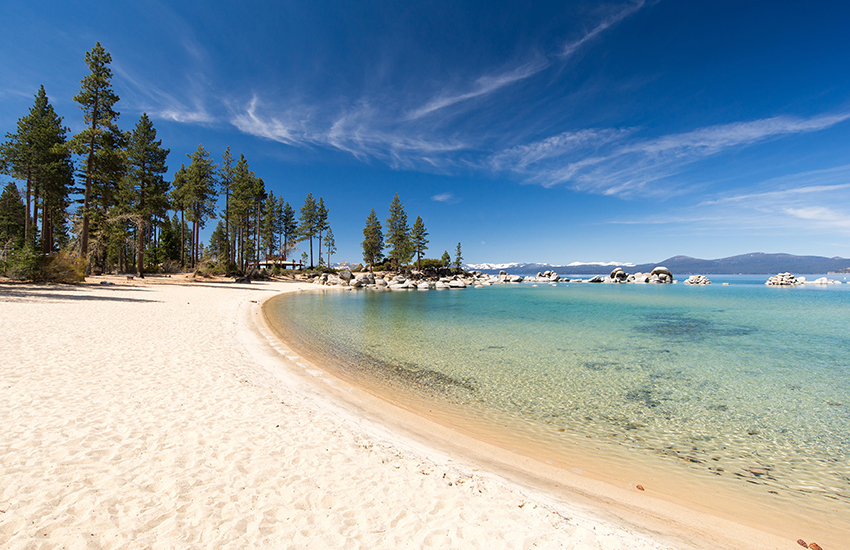 beach of Lake Tahoe