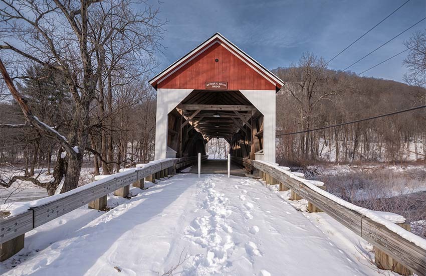 Arthur A. Smith Covered Bridge, Colrain, Massachusetts