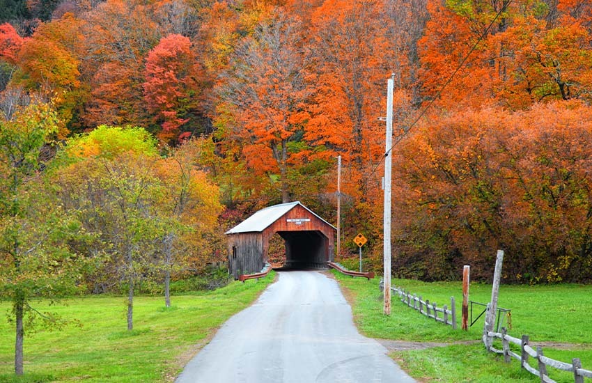 Cilley Covered Bridge, Tunbridge, Vermont
