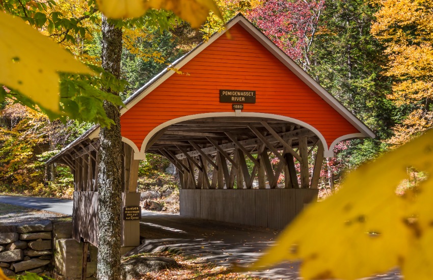 Flume Covered Bridge, Lincoln, New Hampshire
