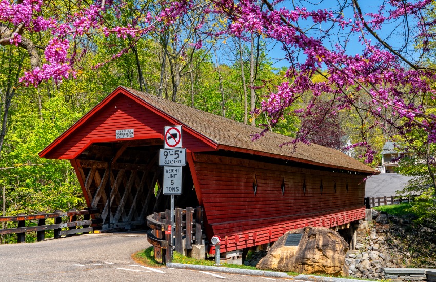 Newfield Covered Bridge, Newfield, New York