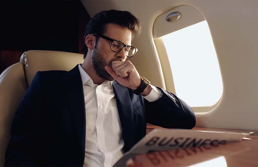 why does flying make you tired